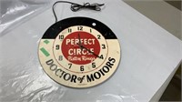 Perfect Circle Piston Rings Electric Clock