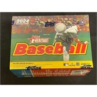2024 Topps Heritage Baseball Sealed Blaster Box