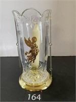 Lead Crystal Angel Candle Holder