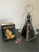 Angel Candle Holder & Bible Planter