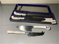 CAKE LIFTER & KNIFE, DANSK KNIFE