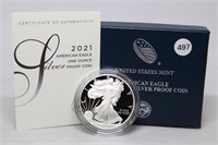 2021W PROOF American Silver Eagle