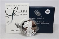 2018W PROOF American Silver Eagle