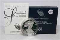 2015W PROOF American Silver Eagle