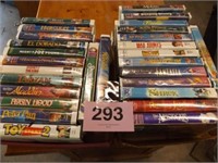 VHS TAPES, CHILDREN'S MOVIES