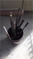 Estate lot of tools bucket