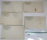 5 - 1968 P&D US Uncir sets, unopened