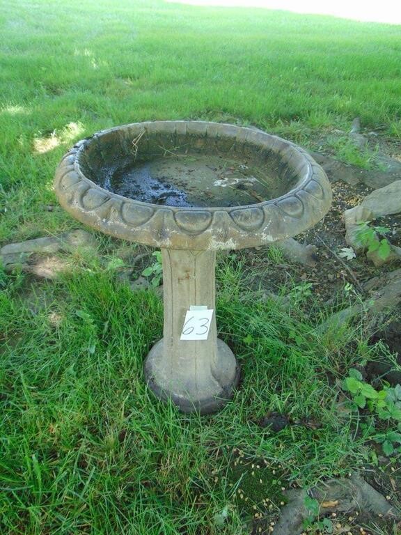 Concrete Bird Bath