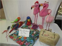 Flamingos & Parrots!