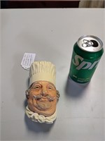 VTG Bosson's Chalkware Chef Wall Bust