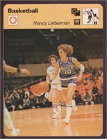 1979 Nancy Leiberman Sportscaster Card WNBA Basket
