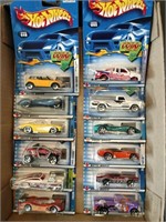 Flat of Hot Wheels