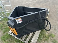 Unused 2024 Skid Steer Concrete Chuter Attachment