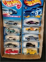 Flat of Hot Wheels