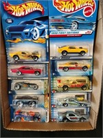 Flat of Hot Wheels