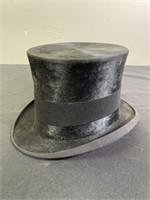 Dunlap & Co. Crushed Velvet Top Hat