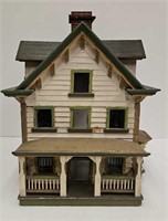 Antique Hand Crafted Folk Art Doll House