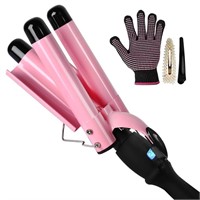 3 Barrel Curling Iron Hair Waver, Curling Wand 1 I