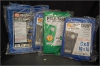 Assorted Tarps- 5 Total