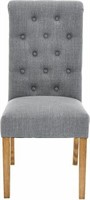 TUFTED UPHOLSTERED ARMLESS DINING CHAIR