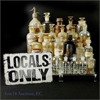 Apothecary Bottles Glassware (LOCAL PICKUP ONLY)