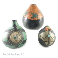 Robert Rivera (2) + Kathleen Arndt Gourd Pots