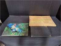 (2) Tempered Glass & (1) Wood Cutting Board