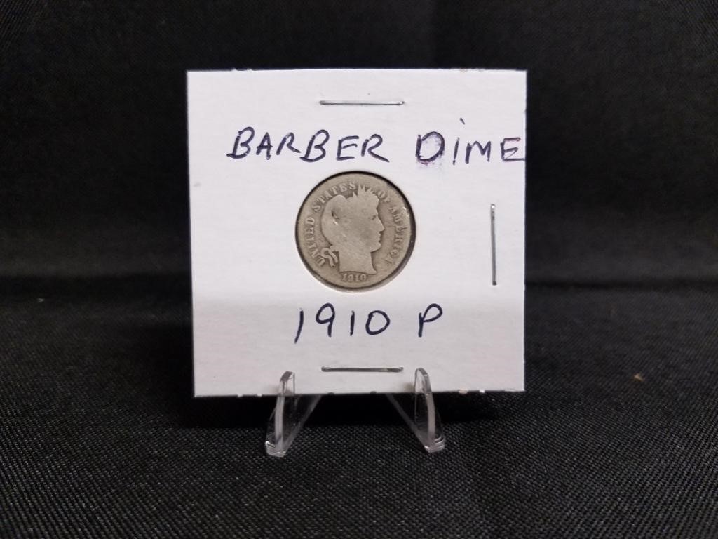 1910 Barber Dime