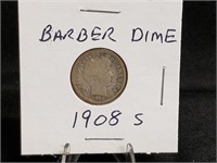 1908S Barber Dime