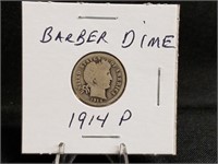 1914 Barber Dime