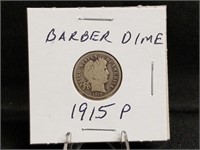 1915 Barber Dime