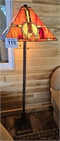 Tiffany style floor lamp, nice & heavy