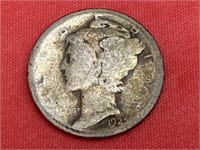 1925 Mercury Silver Dime