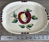 One Oval Platter w/ 4 Diamond Shaped Indents