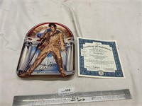Elvis "Treat Me Nice" Collector Plate Bradford