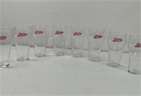 Vintage Hook's Soda Glasses 8 Total