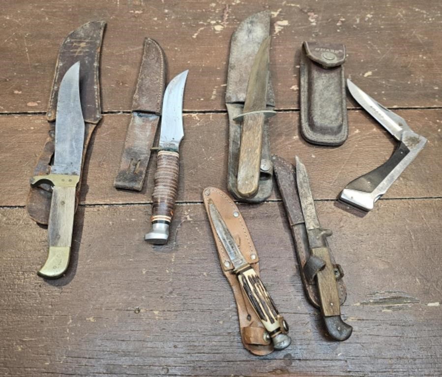 Knives, kabar, sharp, etc