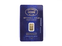 1 Gram 999.9 Fine Gold W/ Serial Number