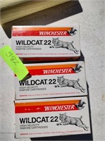 3 BRICKS  WILDCAT 22 WINCHESTER  LONG RIFLE  AMMO.