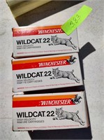 3 BRICKS  WILDCAT 22 WINCHESTER  LONG RIFLE  AMMO