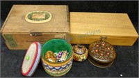 Cigar and trinket boxes