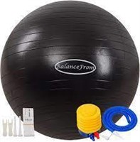BALANCE FROM EXERCISE BALL