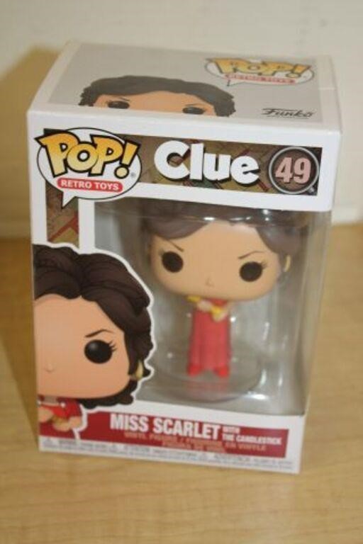 FUNKO POP CLUE " MISS SCARLETT" #49