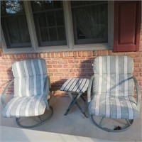 Outdoor Chairs & Small Table