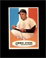1961 Topps #222 Jimmie Dykes EX to EX-MT+