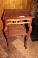 Ornate Wood Side Table