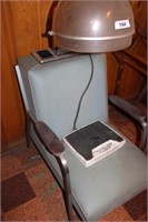 Retro Teal Hair Drying Chair