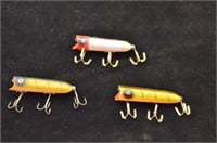 (3) Wooden Lures