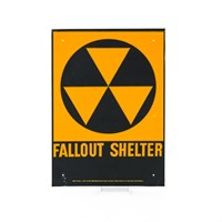 Tin "Fallout Shelter" Sign