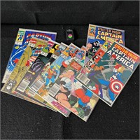 Captain America Lot w/newsstand Eds.